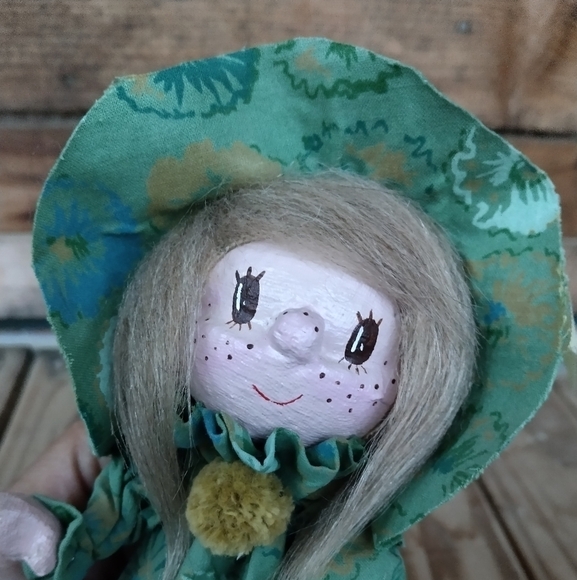 Vintage Paper-mache Doll Papermache 60s 70s - Picture 2 of 8